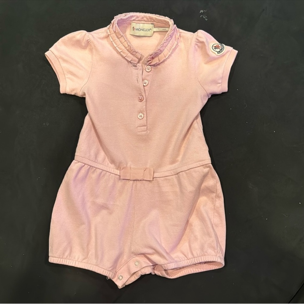 Moncler Soft Pink Baby Garment
